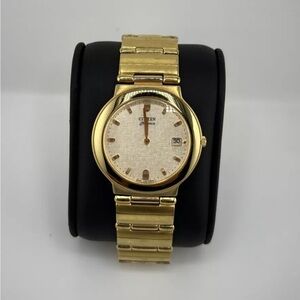 CITIZEN Champagne Dial Gold-tone SS Men's Watch #44